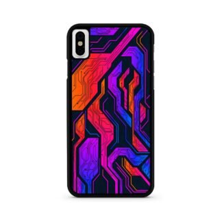 Tech Circuit Color Pattern iPhone X / XR / XS / XS Max Case