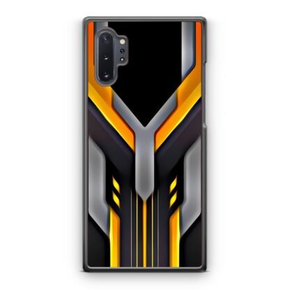 Tech Yellow Black Shield Cover Samsung Galaxy Note 10 / Note 10 Plus Case