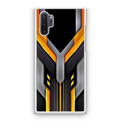 Tech Yellow Black Shield Cover Samsung Galaxy Note 10 / Note 10 Plus Case - Image 2