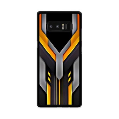 Tech Yellow Black Shield Cover Samsung Galaxy Note 8 Case