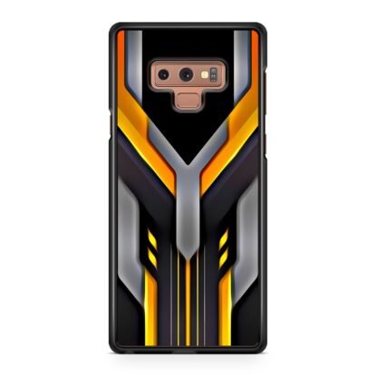 Tech Yellow Black Shield Cover Samsung Galaxy Note 9 Case