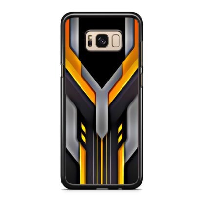 Tech Yellow Black Shield Cover Samsung Galaxy S8 / S8 Plus Case