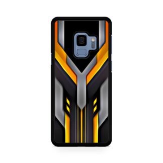 Tech Yellow Black Shield Cover Samsung Galaxy S9 / S9 Plus Case