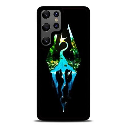 The Elder Scrolls V Skyrim Nature Logo Samsung Galaxy S25 / S25 Plus / S25 Ultra Case