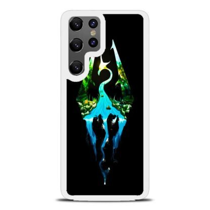 The Elder Scrolls V Skyrim Nature Logo Samsung Galaxy S25 / S25 Plus / S25 Ultra Case - Image 2