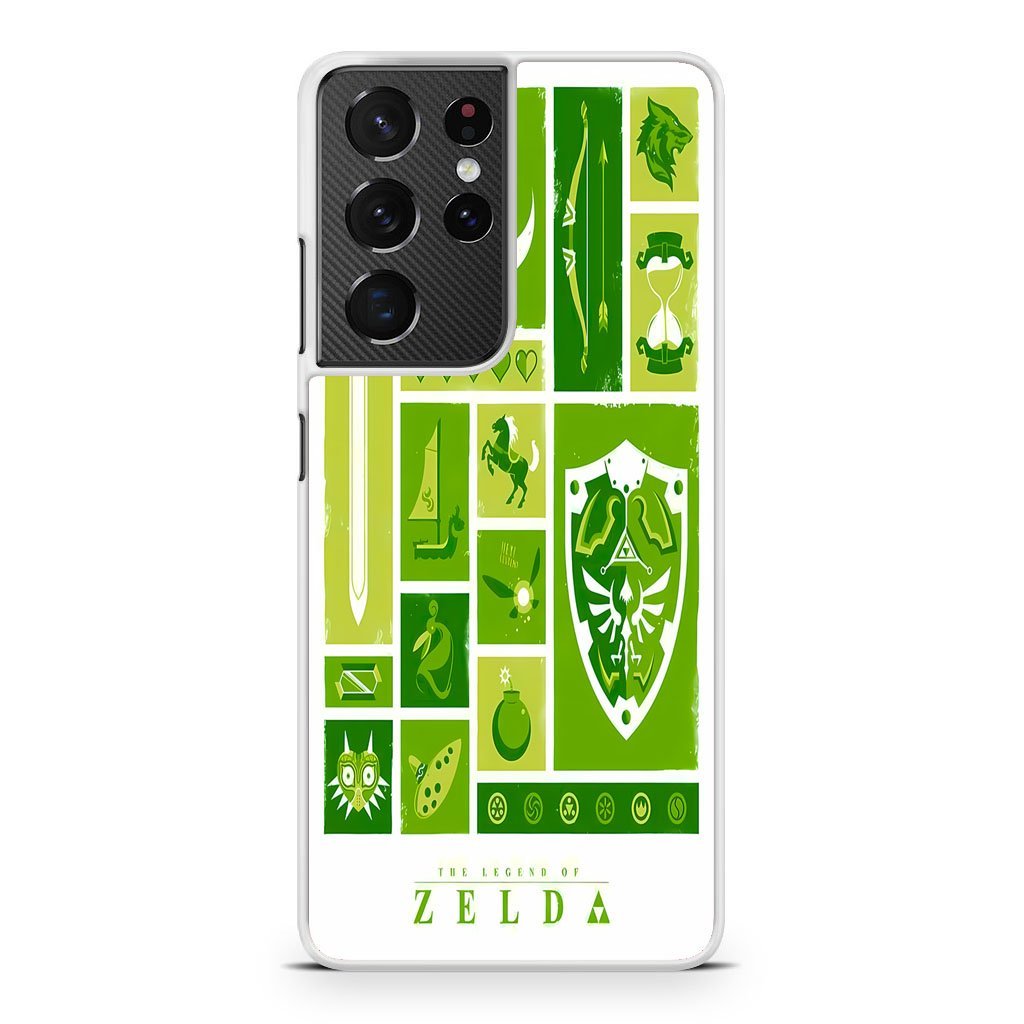 The Legend of Zelda Green Icon Samsung Galaxy S21 / S21 Plus / S21 Ultra / S21 FE Case - Image 2