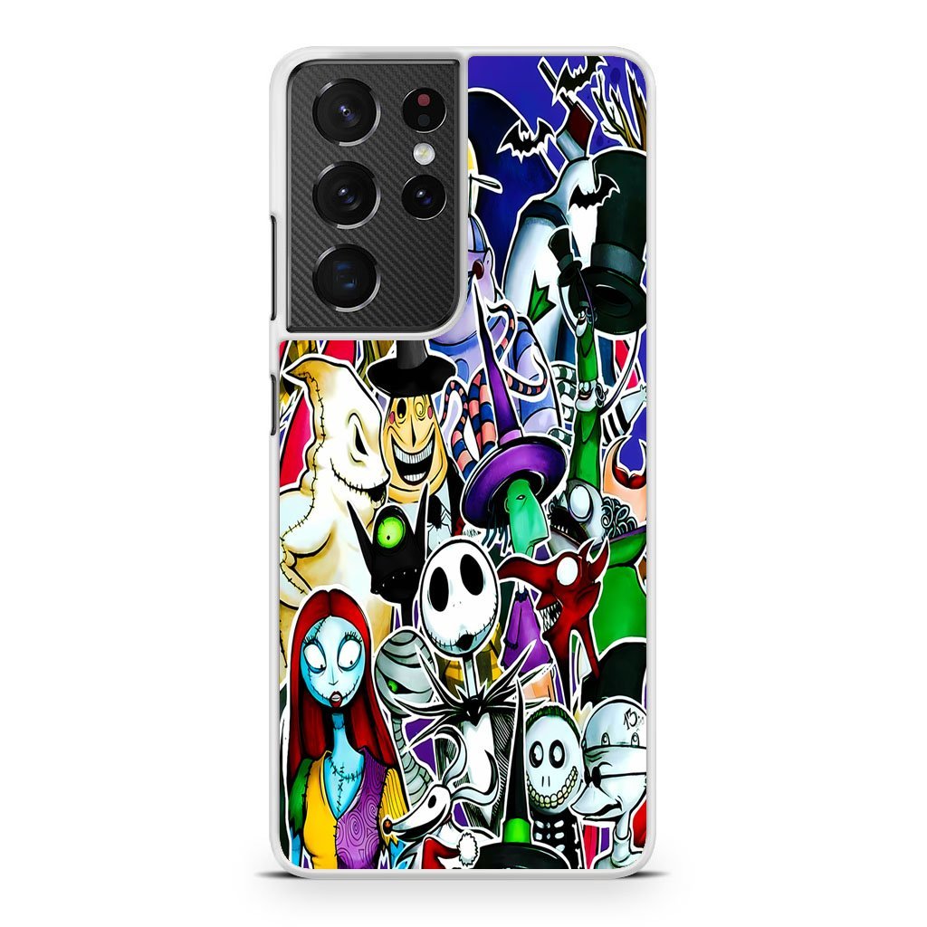 The Nightmare Before Christmas All Character Samsung Galaxy S21 / S21 Plus / S21 Ultra / S21 FE Case - Image 2