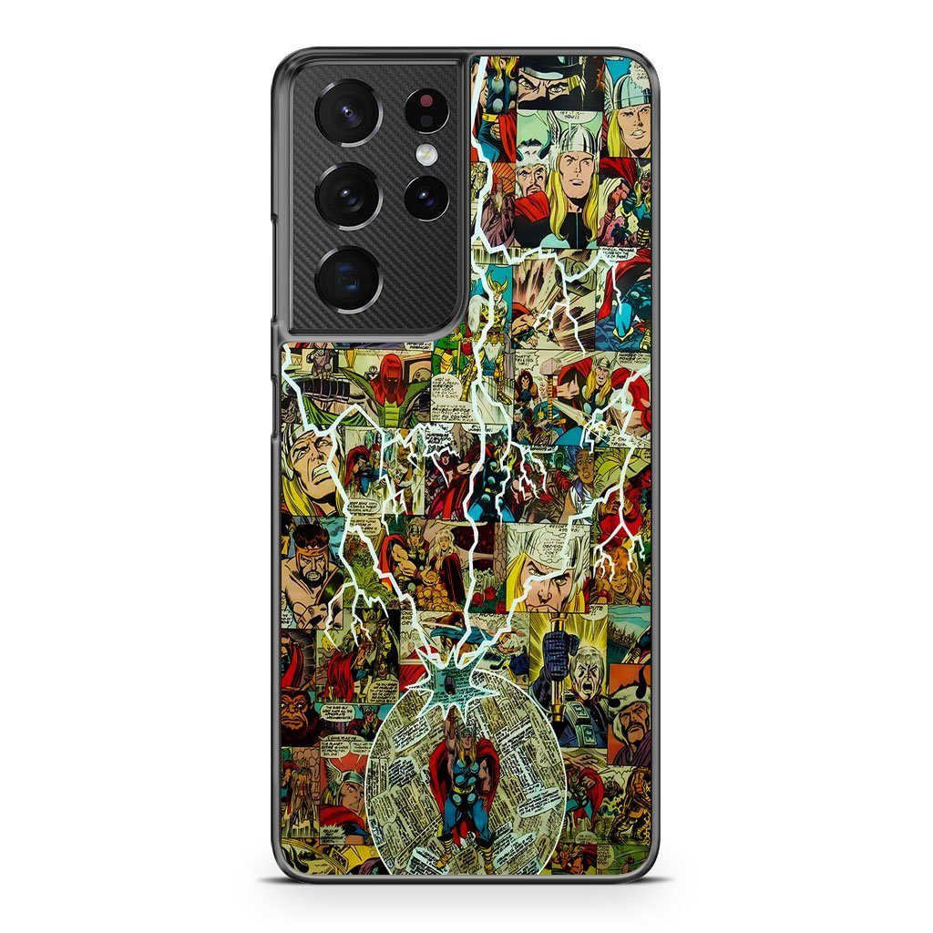 Thor Lightning Comic Samsung Galaxy S21 / S21 Plus / S21 Ultra / S21 FE Case