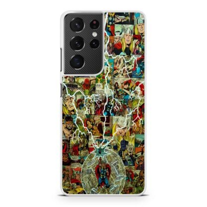 Thor Lightning Comic Samsung Galaxy S21 / S21 Plus / S21 Ultra / S21 FE Case - Image 2