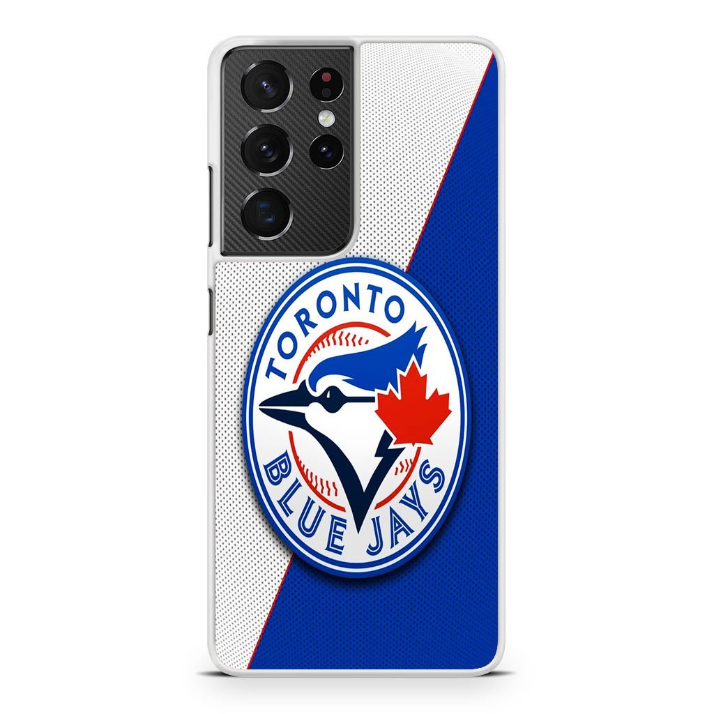 Toronto Blue Jays Carbon Logo Samsung Galaxy S21 / S21 Plus / S21 Ultra / S21 FE Case - Image 2