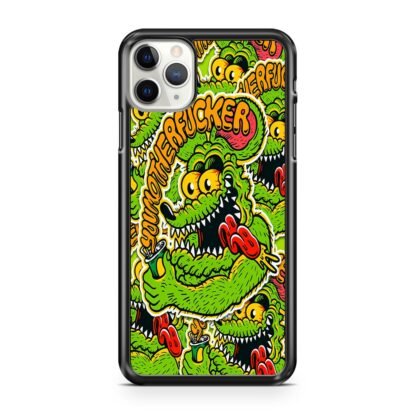 Toxic Green Monster Collage iPhone 12 / 12 Pro / 12 Pro Max / 12 Mini Case