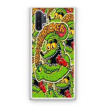Toxic Green Monster Collage Samsung Galaxy Note 10 / Note 10 Plus Case - Image 2