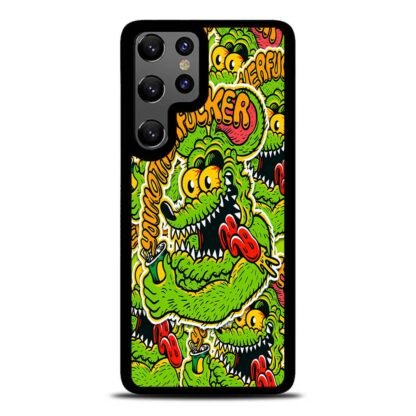 Toxic Green Monster Collage Samsung Galaxy S25 / S25 Plus / S25 Ultra Case