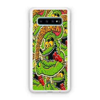 Toxic Green Monster Collage Samsung Galaxy S10 / S10e / S10 Plus / S10 5G Case - Image 2