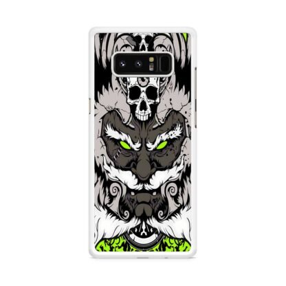 Tribal Chief Skull Samsung Galaxy Note 8 Case - Image 2