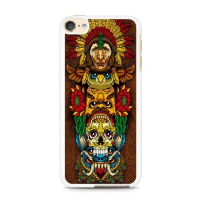 Tribal Mask Totem Cover iPod Touch 6 / 7 Case - Image 2