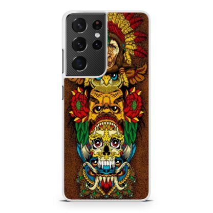 Tribal Mask Totem Cover Samsung Galaxy S21 / S21 Plus / S21 Ultra / S21 FE Case - Image 2