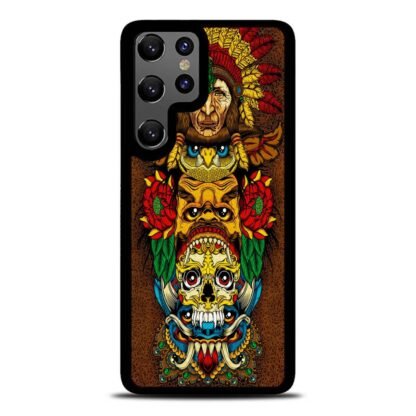 Tribal Mask Totem Cover Samsung Galaxy S25 / S25 Plus / S25 Ultra Case