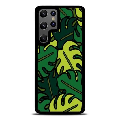Tropical Plant Leaf Collage Samsung Galaxy S25 / S25 Plus / S25 Ultra Case