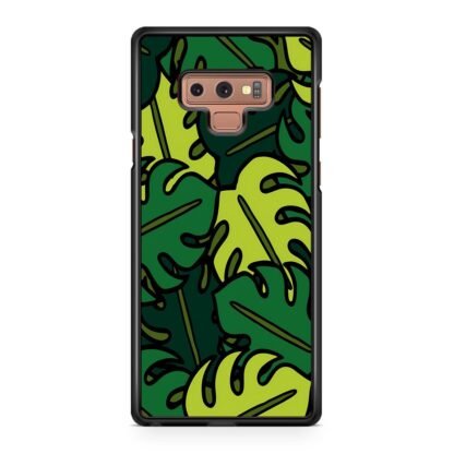 Tropical Plant Leaf Collage Samsung Galaxy Note 9 Case