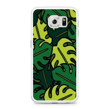 Tropical Plant Leaf Collage Samsung Galaxy S6 / S6 Edge / S6 Edge Plus Case - Image 2