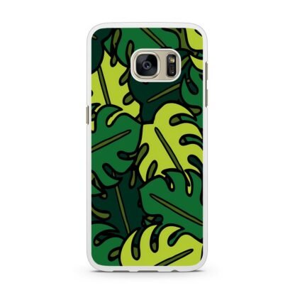 Tropical Plant Leaf Collage Samsung Galaxy S7 / S7 Edge Case - Image 2