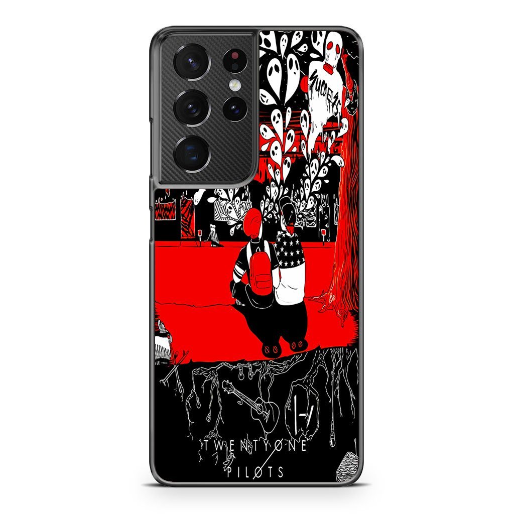 Twenty One Pilots Ghost Cover Samsung Galaxy S21 / S21 Plus / S21 Ultra / S21 FE Case