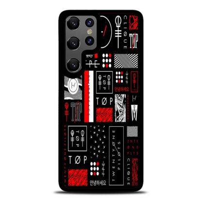 Twenty One Pilots Logo Collage Samsung Galaxy S25 / S25 Plus / S25 Ultra Case