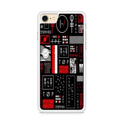 Twenty One Pilots Logo Collage iPhone 7 / 8 / SE 2020 / SE 2022 Case - Image 2