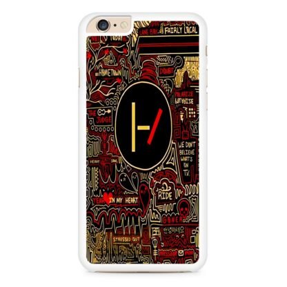 Twenty One Pilots Songs Collage iPhone 6 / 6S / 6 Plus / 6S Plus Case - Image 2