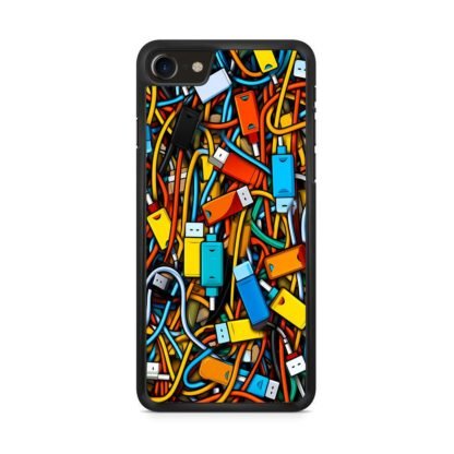 USB Collage Doodle iPhone 7 / 8 / SE 2020 / SE 2022 Case
