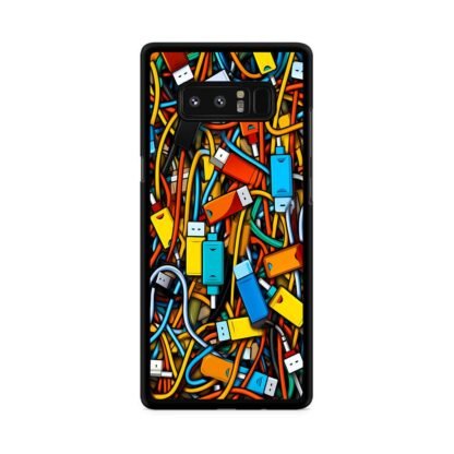 USB Collage Doodle Samsung Galaxy Note 8 Case