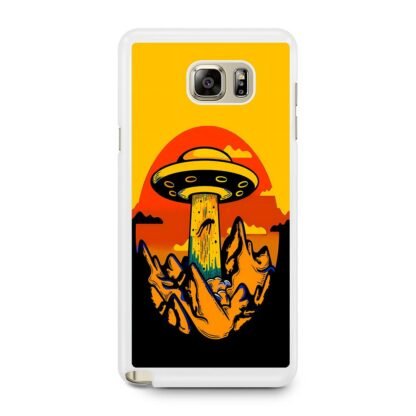 Ufo Sunset Cover Samsung Galaxy Note 5 Case - Image 2