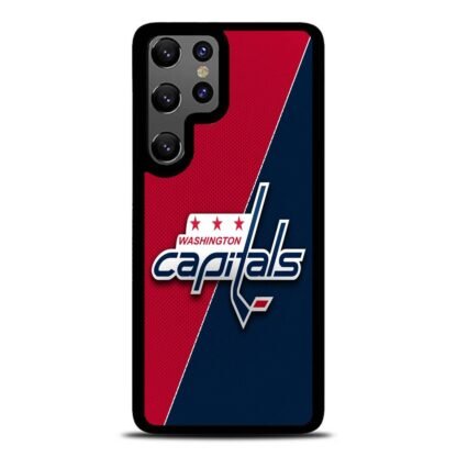 Washington Capitals Carbon Logo Samsung Galaxy S25 / S25 Plus / S25 Ultra Case