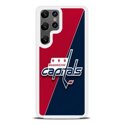 Washington Capitals Carbon Logo Samsung Galaxy S25 / S25 Plus / S25 Ultra Case - Image 2