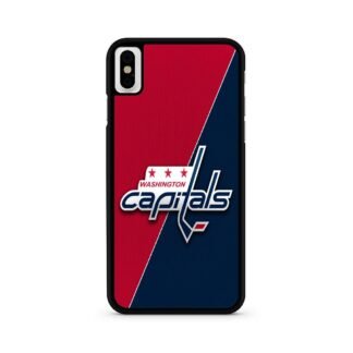 Washington Capitals Carbon Logo iPhone X / XR / XS / XS Max Case