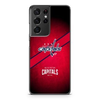 Washington Capitals Dark Logo Cover Samsung Galaxy S21 / S21 Plus / S21 Ultra / S21 FE Case