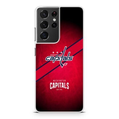Washington Capitals Dark Logo Cover Samsung Galaxy S21 / S21 Plus / S21 Ultra / S21 FE Case - Image 2