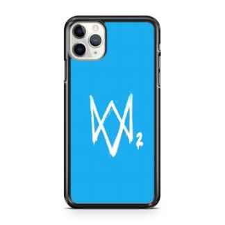 Watch Dogs 2 Sky Blue Logo iPhone 12 / 12 Pro / 12 Pro Max / 12 Mini Case