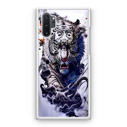 White Tiger Cloud Smoke Samsung Galaxy Note 10 / Note 10 Plus Case - Image 2