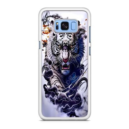 White Tiger Cloud Smoke Samsung Galaxy S8 / S8 Plus Case - Image 2