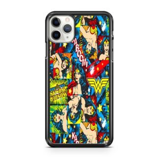 Wonder Woman Comic Collage iPhone 12 / 12 Pro / 12 Pro Max / 12 Mini Case