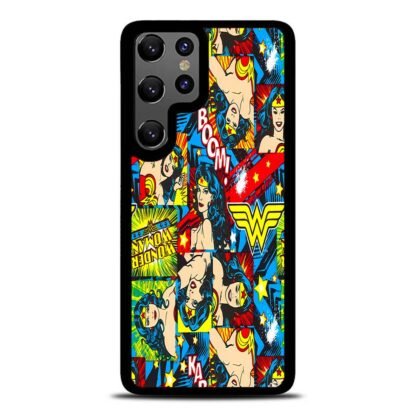 Wonder Woman Comic Collage Samsung Galaxy S25 / S25 Plus / S25 Ultra Case