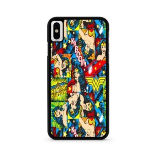 Wonder Woman Comic Collage iPhone X / XR / XS / XS Max Case