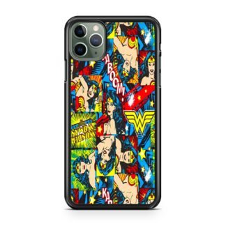 Wonder Woman Comic Collage iPhone 11 / 11 Pro / 11 Pro Max Case