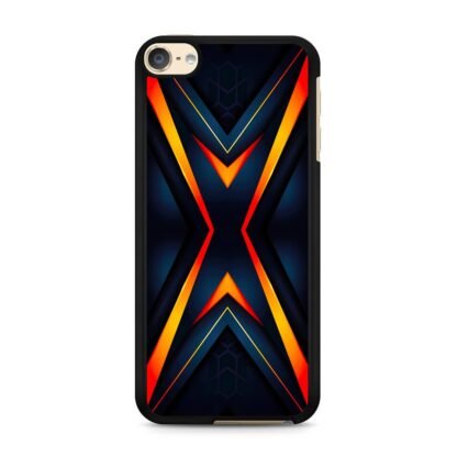 X Flame Neon Shield Cover iPod Touch 6 / 7 Case
