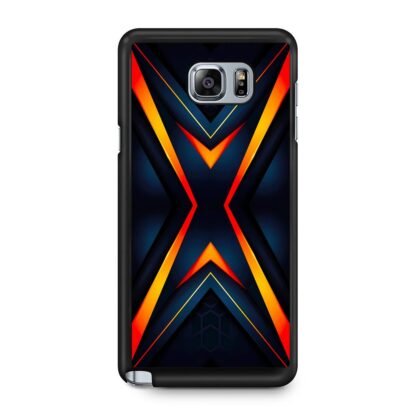 X Flame Neon Shield Cover Samsung Galaxy Note 5 Case