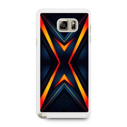 X Flame Neon Shield Cover Samsung Galaxy Note 5 Case - Image 2