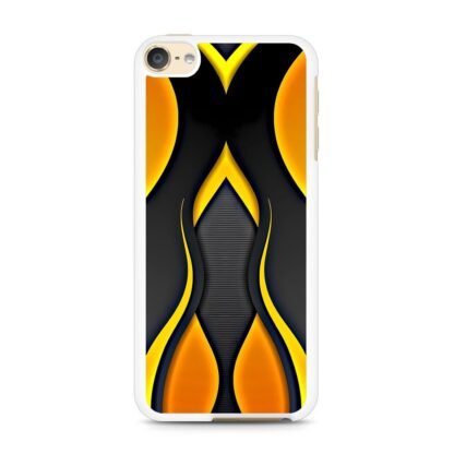 Yellow Black Modern Abstract iPod Touch 6 / 7 Case - Image 2