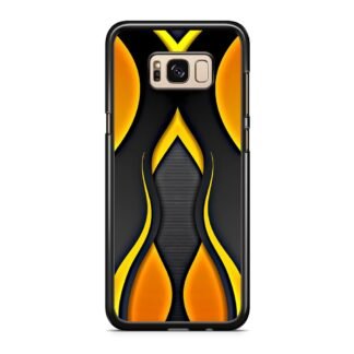 Yellow Black Modern Abstract Samsung Galaxy S8 / S8 Plus Case